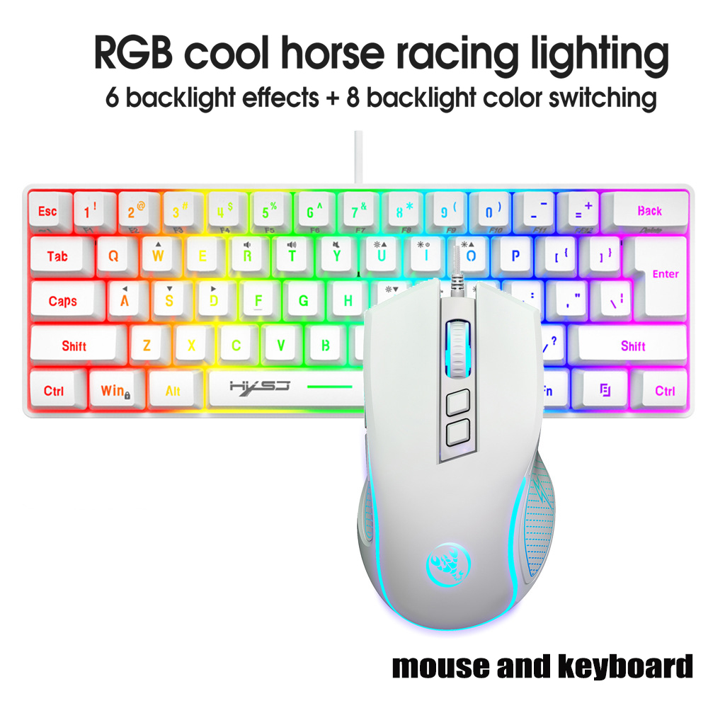 Gaming Accessories Combo - Tastatur- und Maus-Set Gamer-Tastaturen-Kombos 60% PC-Tastatur