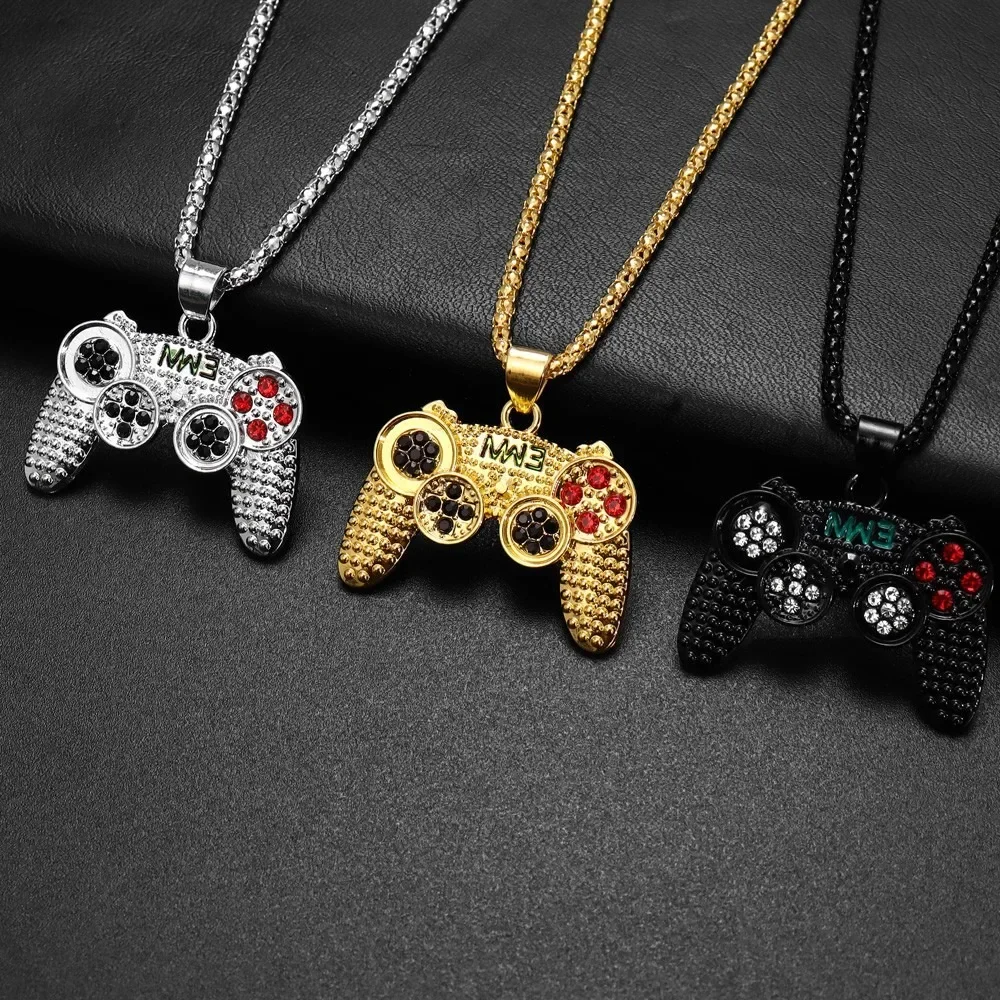 Gaming Accessories Ideas - Halskette mit Anhänger im Hip-Hop-Stil, Party-Ready,