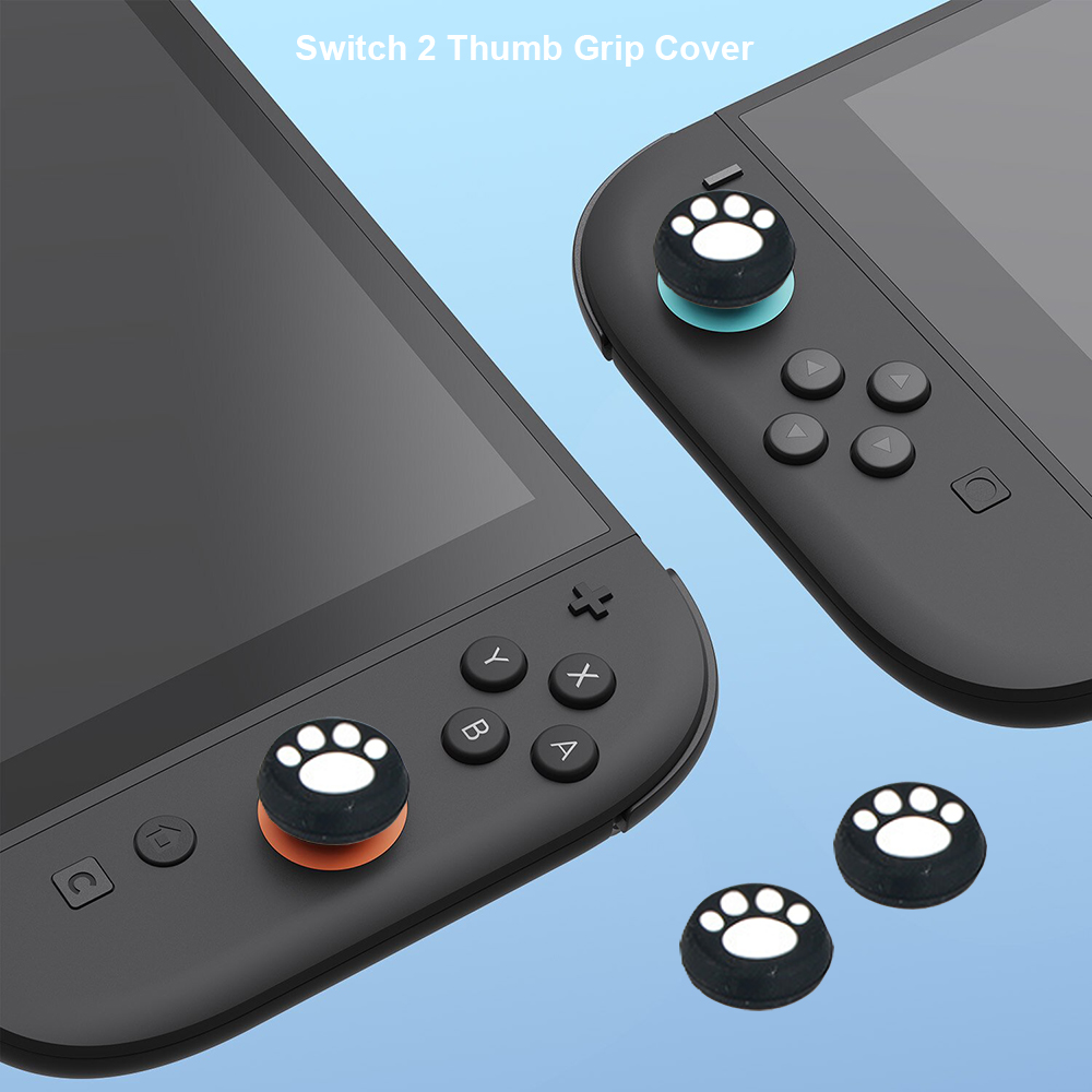 Gaming Accessories Nintendo Switch - 4 stücke Nette Katze Klaue Silikon