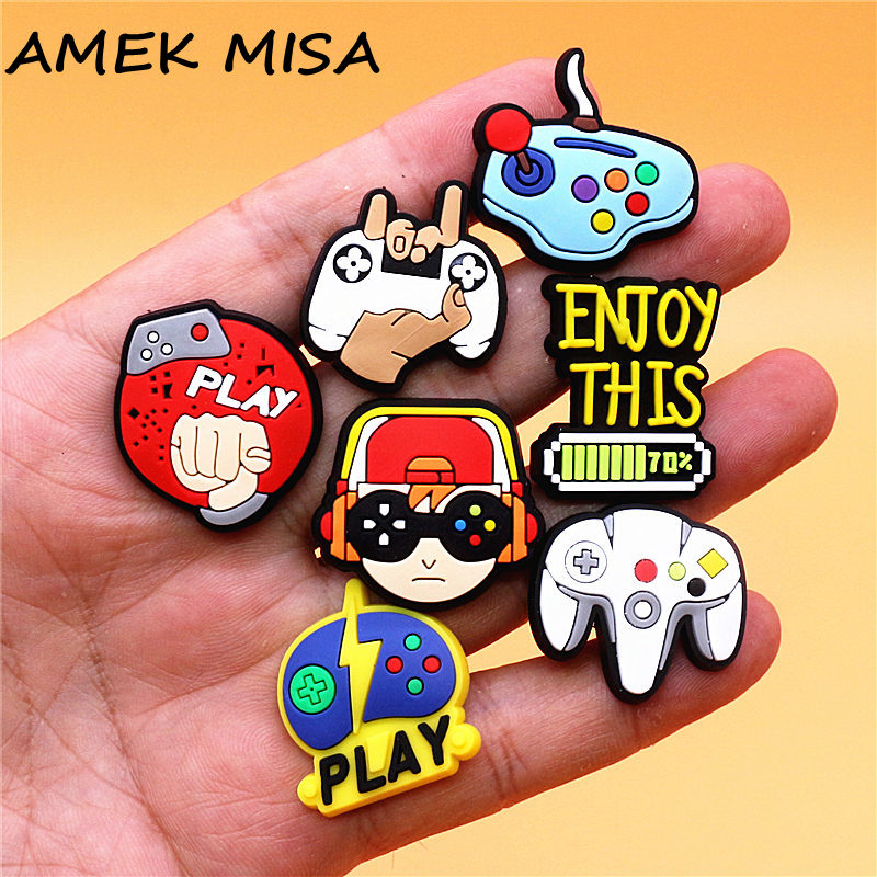 Gaming Accessories Kids - 1 stücke Gaming-Enthusiasten PVC-Schuh Charms Zubehör