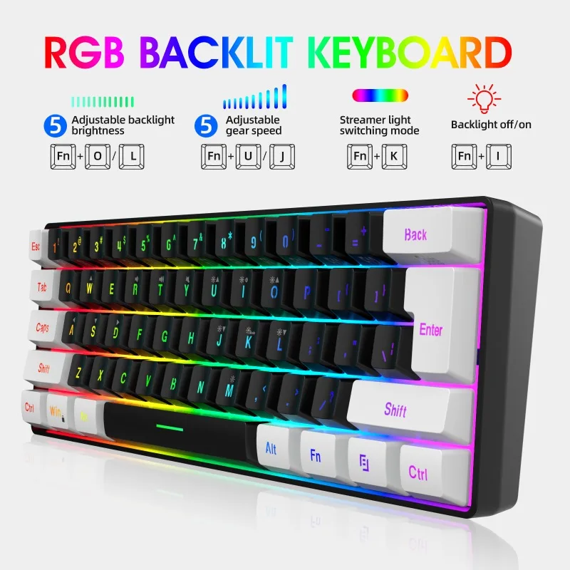 Tastatur und Maus 60% Computer – Gaming Accessories Combo Bewertung und Preis