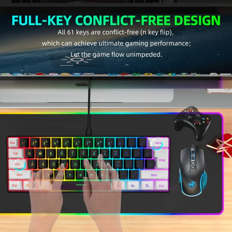 Tastatur und Maus 60% Computer – Gaming Accessories Combo Bewertung und Preis