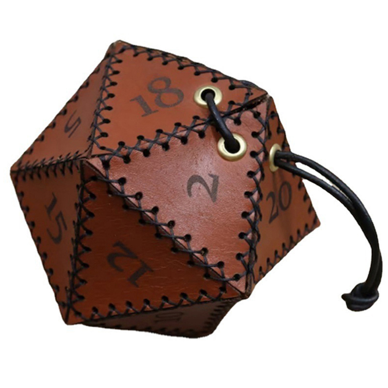 Leder-D20-Würfelbeutel, polygo – Gaming Accessories Ideas Bewertung und Preis