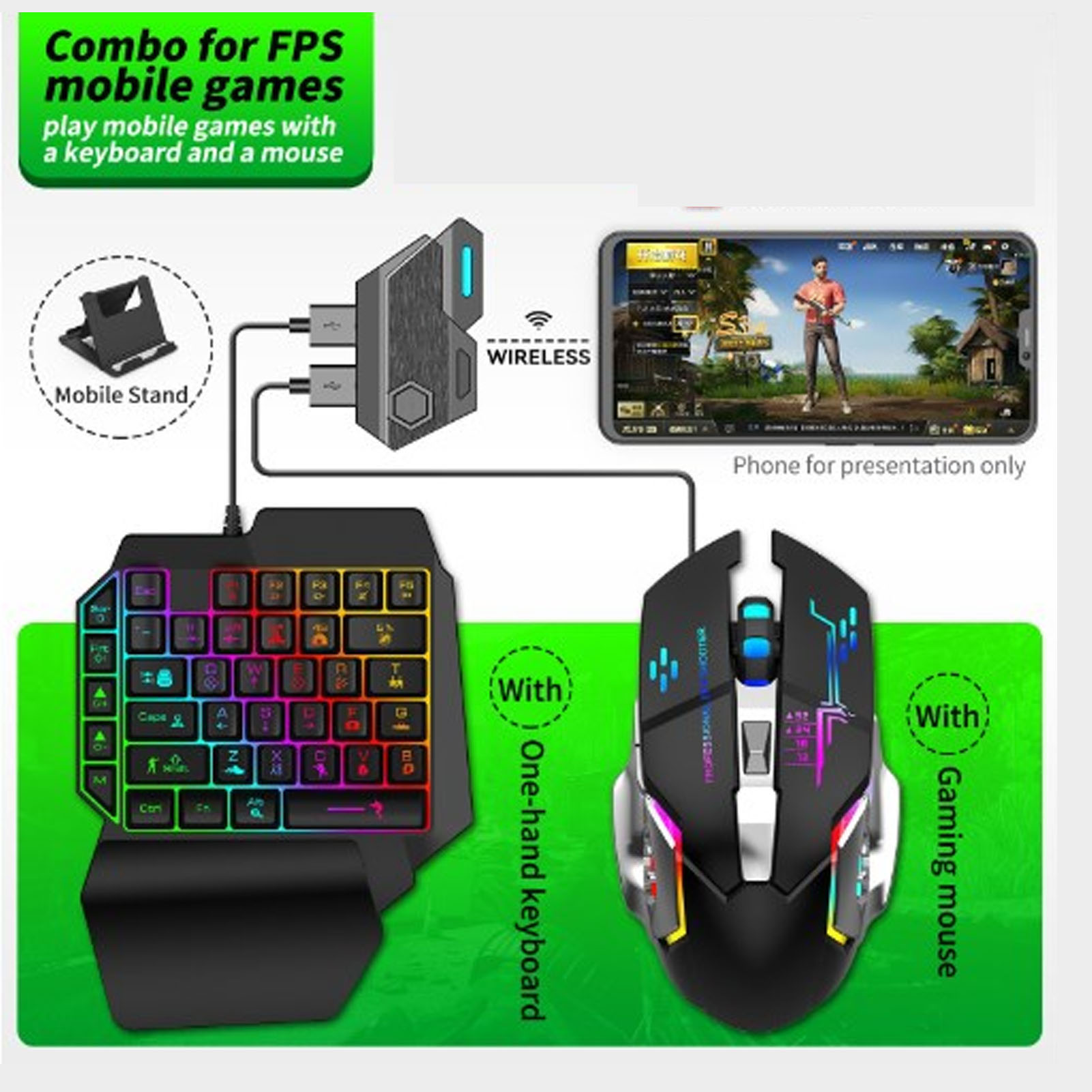 Tastatur-Maus-Konverter-Set, r – Gaming Accessories Combo Bewertung und Preis