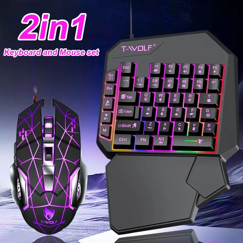 FocusOnPC TF900 2-in-1 Mobiler – Gaming Accessories Combo Bewertung und Preis