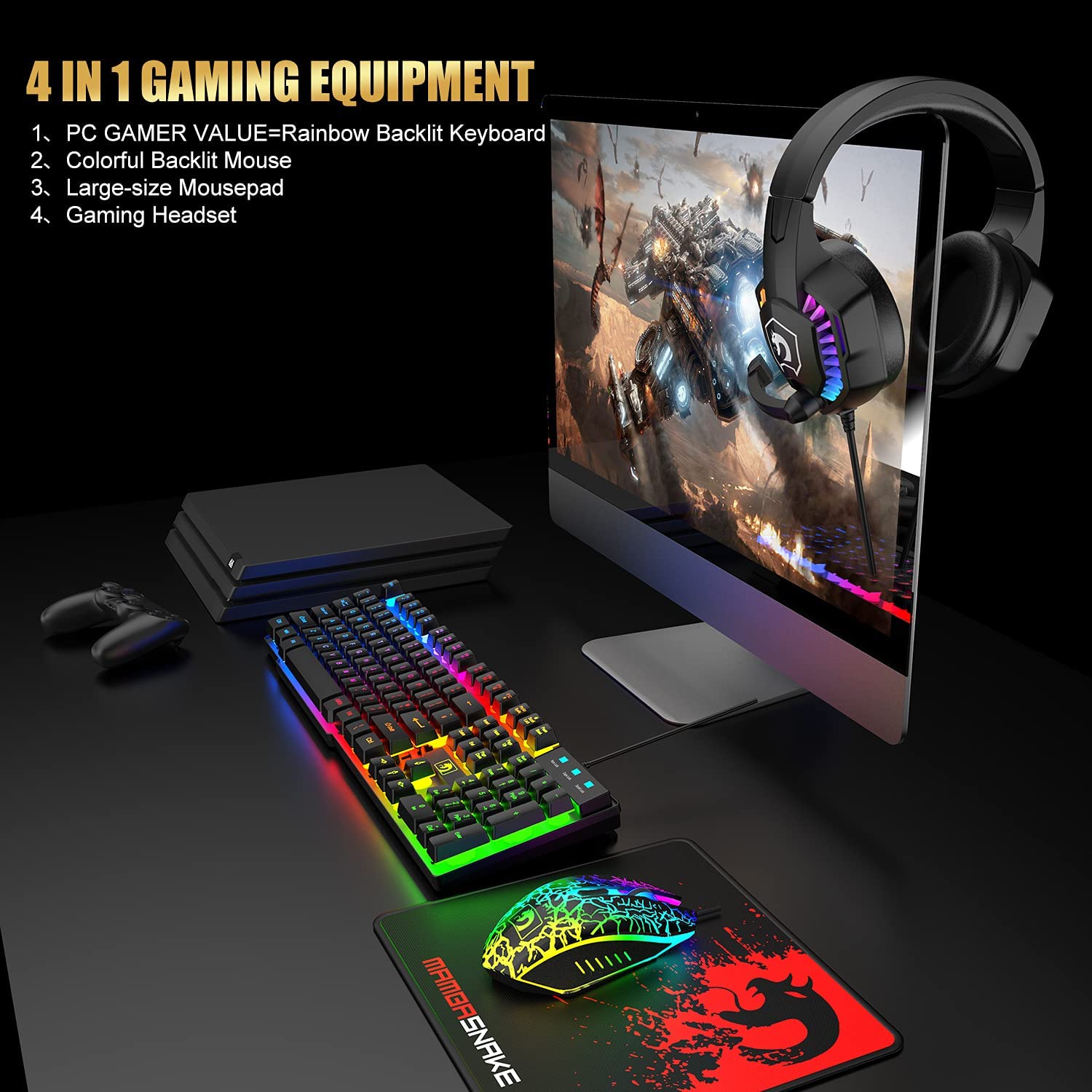 MAMBASNAKE X ZIYOULANG T11 UK- – Gaming Accessories Combo Bewertung und Preis